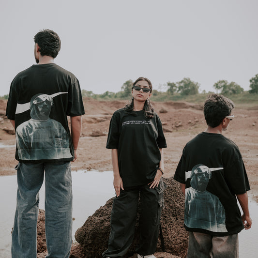 Kanye west X Nike unisex oversized T-shirt ,black